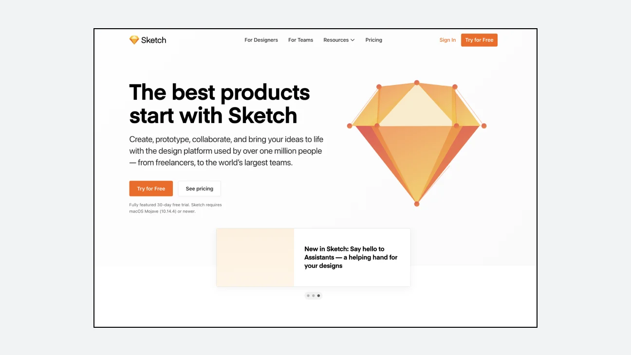 Sketch website (https://www.sketch.com/)