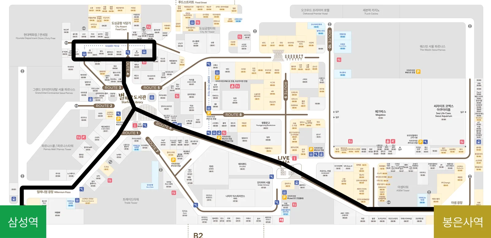 The directions page translated a complicated underground route into landmarks guests could recognize at the exact moment they needed them. · CMS Media #107 · layout:wide