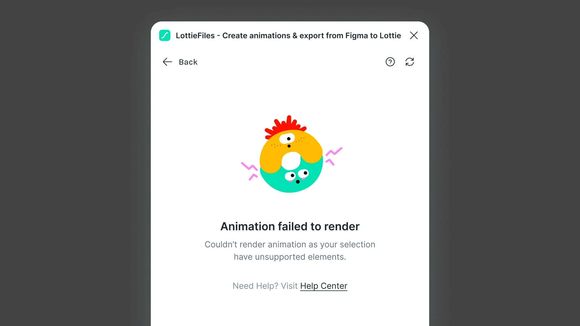 feature checker failed